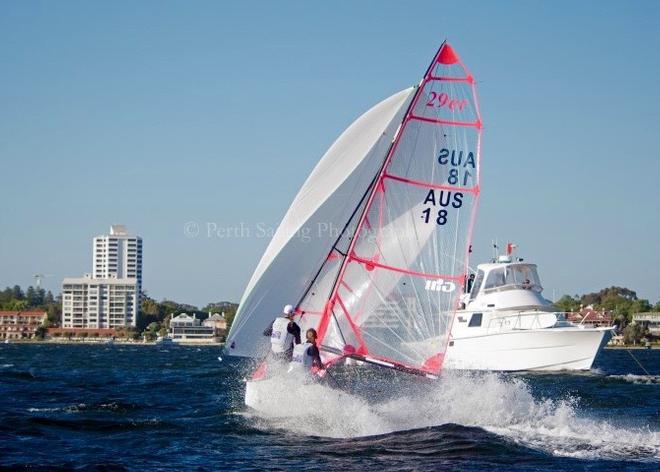 29er Davies, Woodward – International Classes Regatta ©  Rick Steuart / Perth Sailing Photography http://perthsailingphotography.weebly.com/